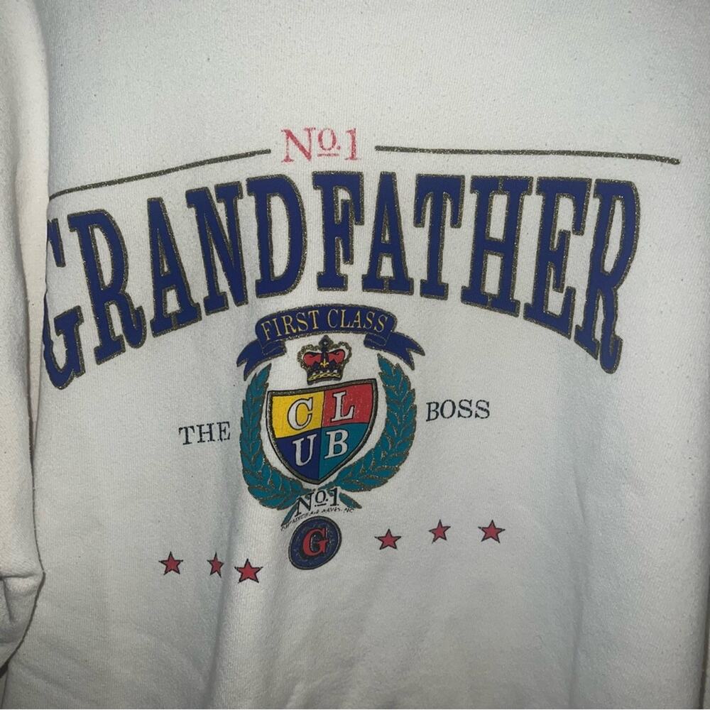 VNTG SOFFEE number one grandfather crewneck XXL - Picture 3 of 4